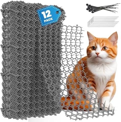Petfolio Scat Mat for Cats, 16 × 8 in, 12 Pack